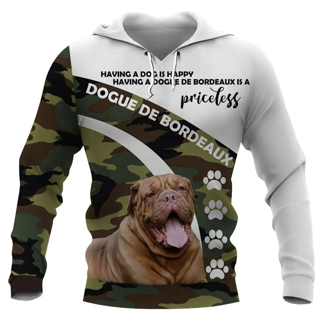 thumbnail image 1 of Sudadera con capucha con estampado 3D de Pitbull, rottweiler, bóxer y teckel para mujer y hombre, chándal de calle, regalo de amor para perros, 1 of 5