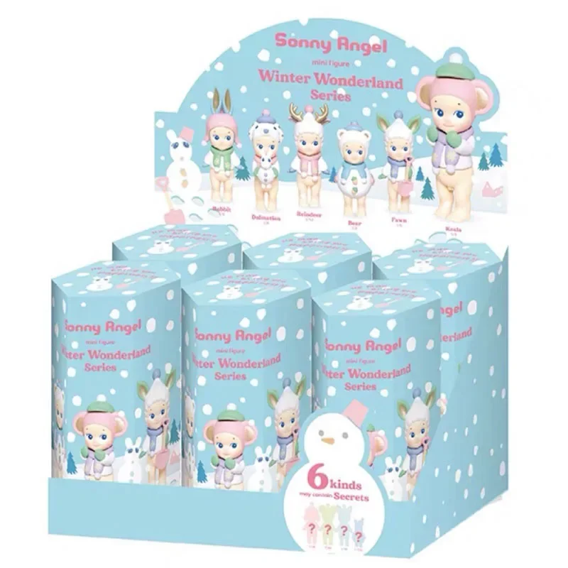 

Sonny Angel Winter Dreams Series глухая коробка Аниме фигурки Ангела серии Kawaii хипперы мультфильм сюрприз таинственная коробка игрушки подарки