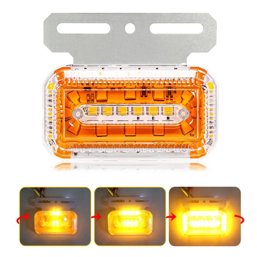 

Truck Turning Light Sidelight Decoration Signal Lamp Lorry Night Side Light Turn Signal Lights Trailer Hitch Waterproof Tail