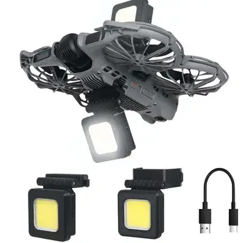 Luce per Volo Notturno per Drone, Luce Indicatrice per Accessori Drone DJI Neo 2, Luce LED Ricaricabile Anti-Collisione, Luce di Navigazione