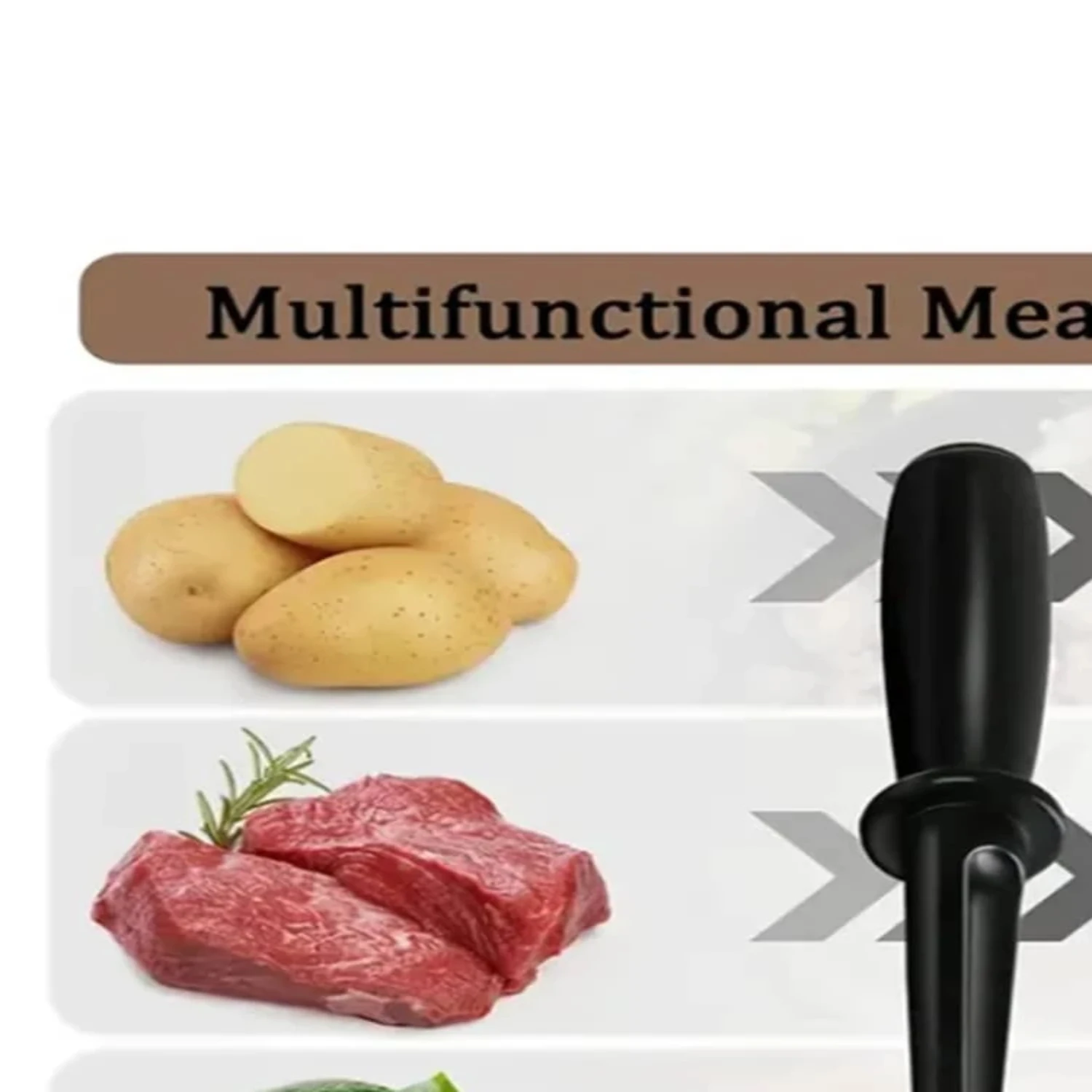 1pc Meat Chopper Heat Resistant Pulverizer Suitable  Hamburger Meat Ground Beef Smasher Shredder Meat Masher Grinder 4