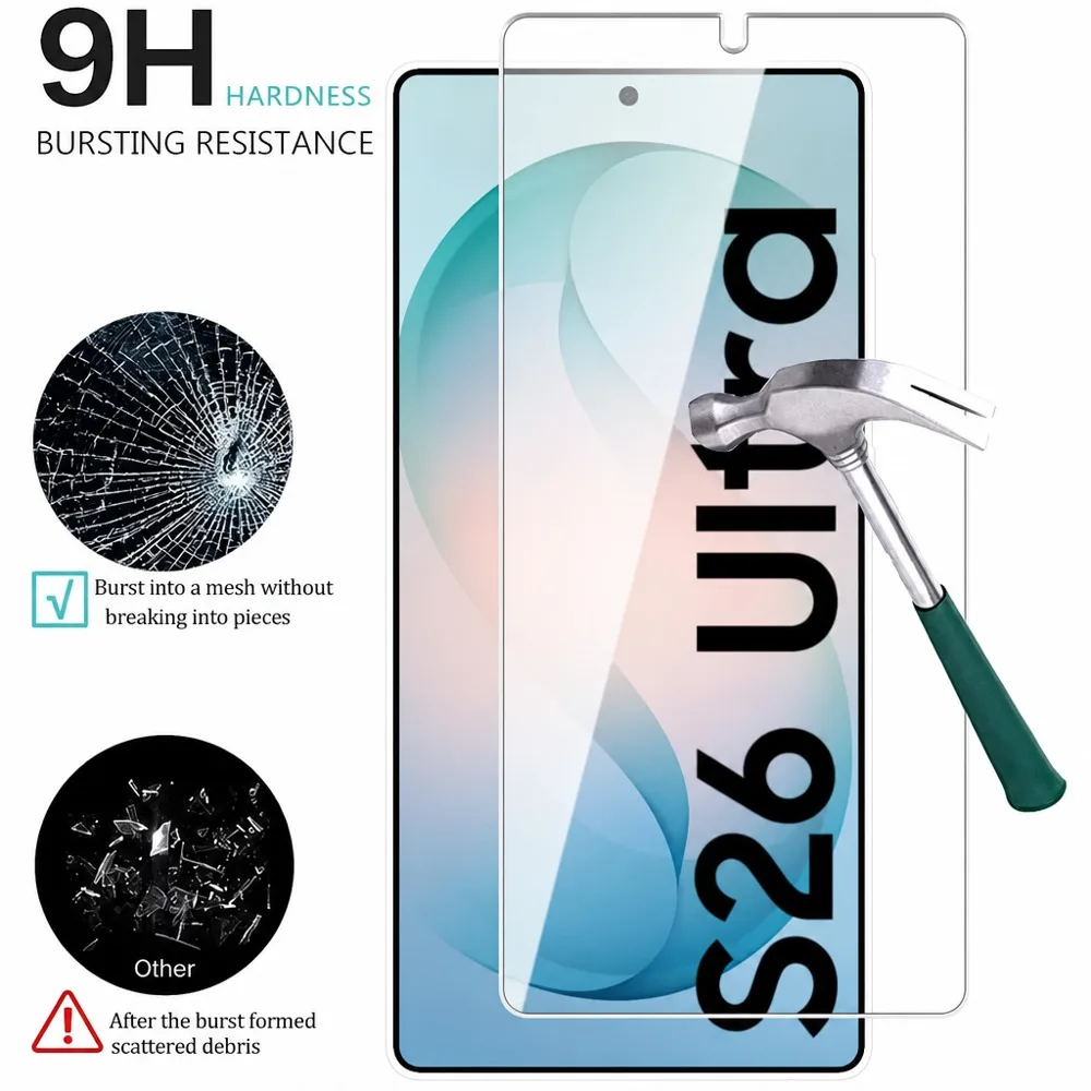 2PCS Premium Tempered Glass Screen Protector