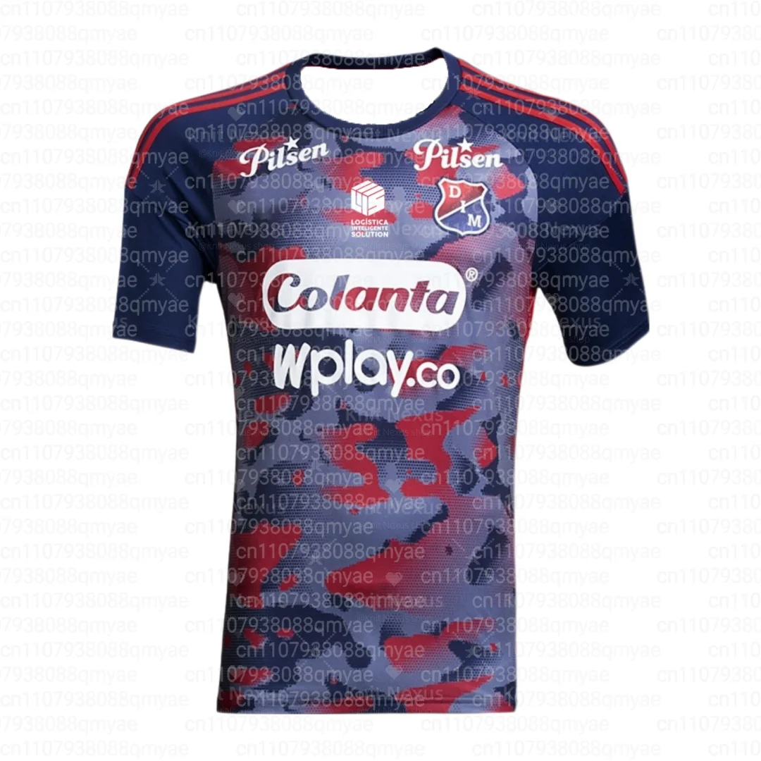 25-26 Medellin Independiente Heim-Fußballtrikot Herbst Sport Schnelltrocknend Herren T-Shirt Kinderbekleidung Familien-T-Shirt Y2k – Detail 5