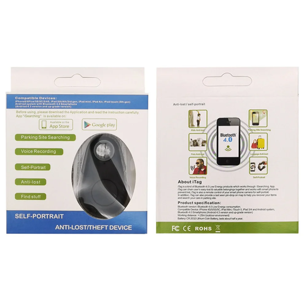 Water Drop Bluetooth GPS Alarm Key Two-Way Anti-Lost Search Cell Phones Small Animals Stocked Pet Phone Bag Anti-Lost Features