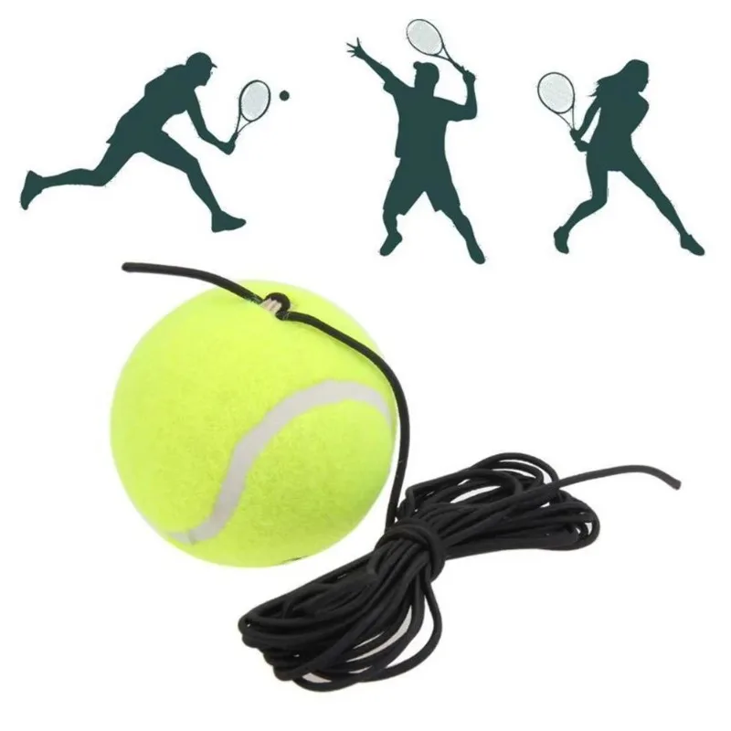 1PCS Professional tennis training ball with elastic string bounce ball portable tennis training