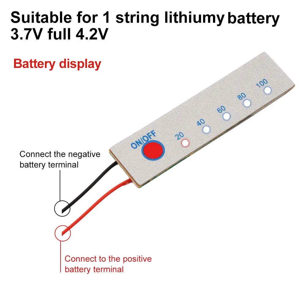 1S 3S 4S 3,7V-16,8V LED Lithium-Batterie Kapazitätsanzeige Leistungsstand-Tester BMS Li-Ion Lade-Entlade-PCB-Modul 18650 – Detail 8