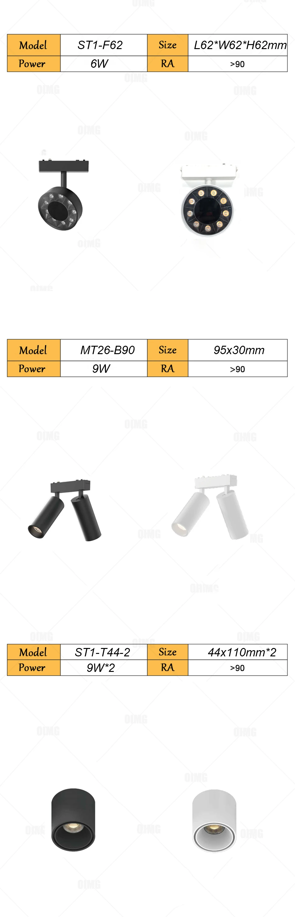 Description Picture 6 of itemSurface Mount 6MM Ultra Thin Magnetic Track Light White Black Modern Linear Spotlight for Living Room Home Magnet Track Lamps