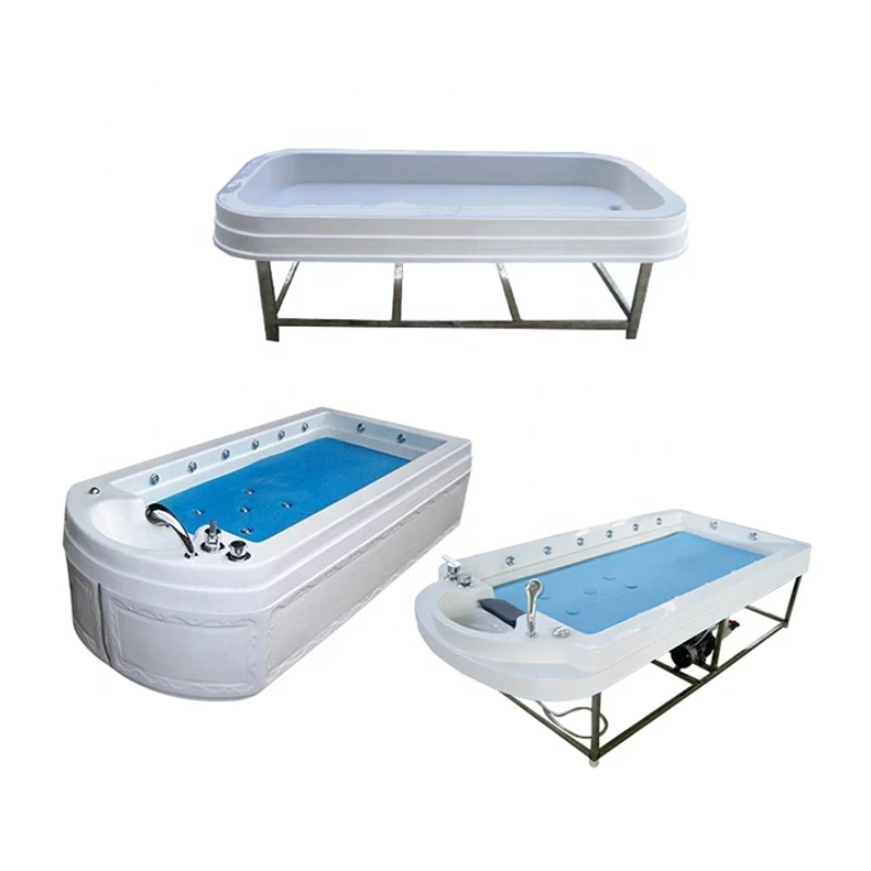 

Acrylic Material Salt Bath Massage Bed Vichy Shower Bed