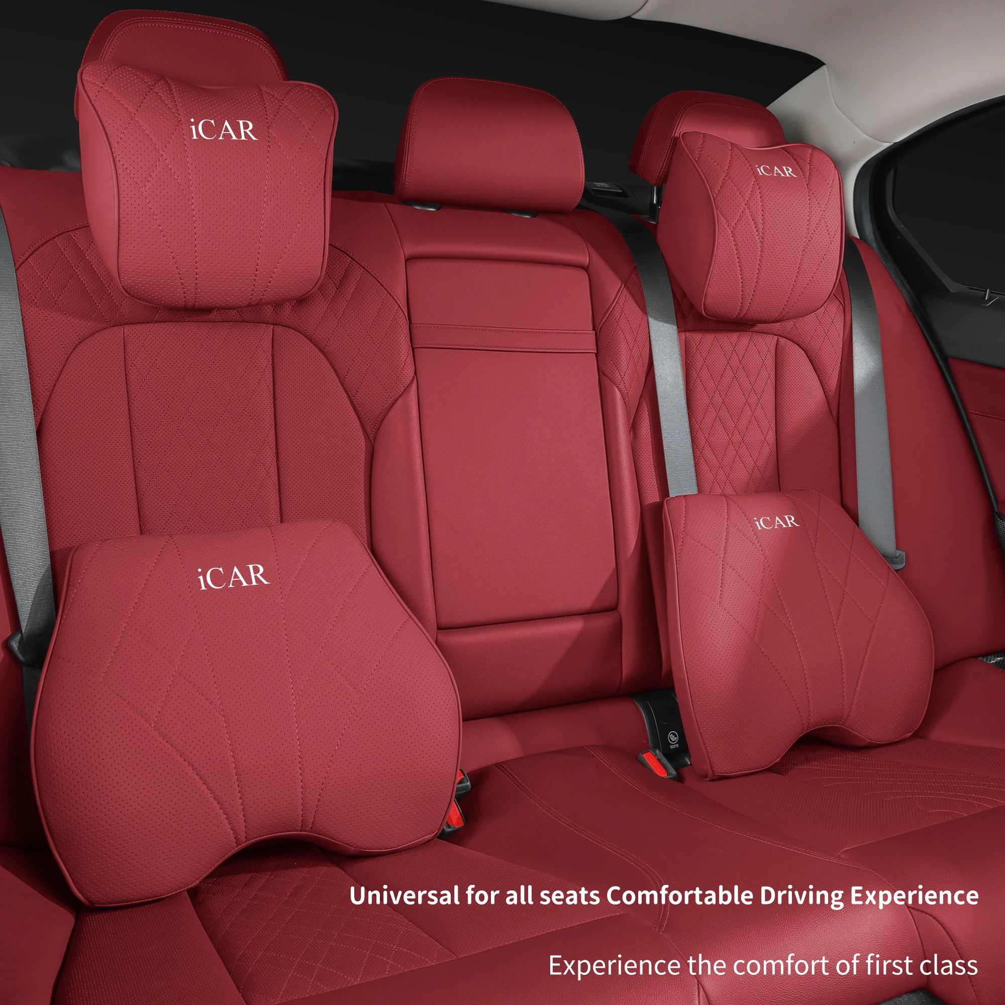 자동차 머리 받침대 목 베개, 고급형, 체리 iCAR 03 V23 03T V27에 적합, 인테리어 액세서리