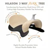 Trail Pleasure Western Horse Saddle for Horses Cordura Synthetic Material Brown Lightweight and Durable Design