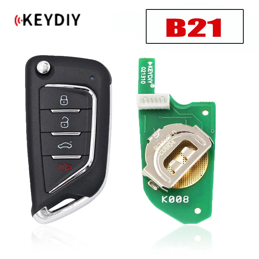 

1PCS KEYDIY KD B21 Universal Remote Control Car Key B21 4 Button Car Keys for KD900 KD900+ URG200 Mini KD KD-X2 Car Remote Key