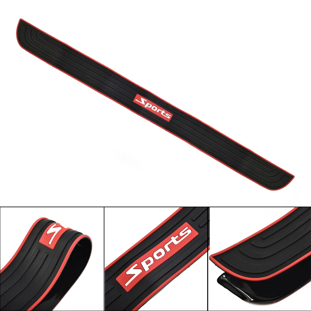

90cm Universal Car Rear Trunk Sill Bumper Guard Protector Rubber Pad Cover Strip Car Accessories Bumper Protector Strip