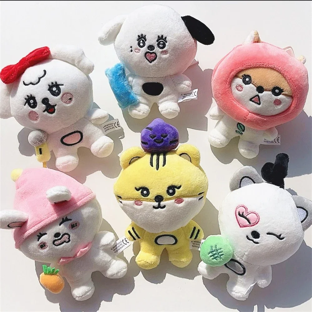 15CM KPOP STAYC Plush Doll Keychain Cartoon Image Kawaii Soft