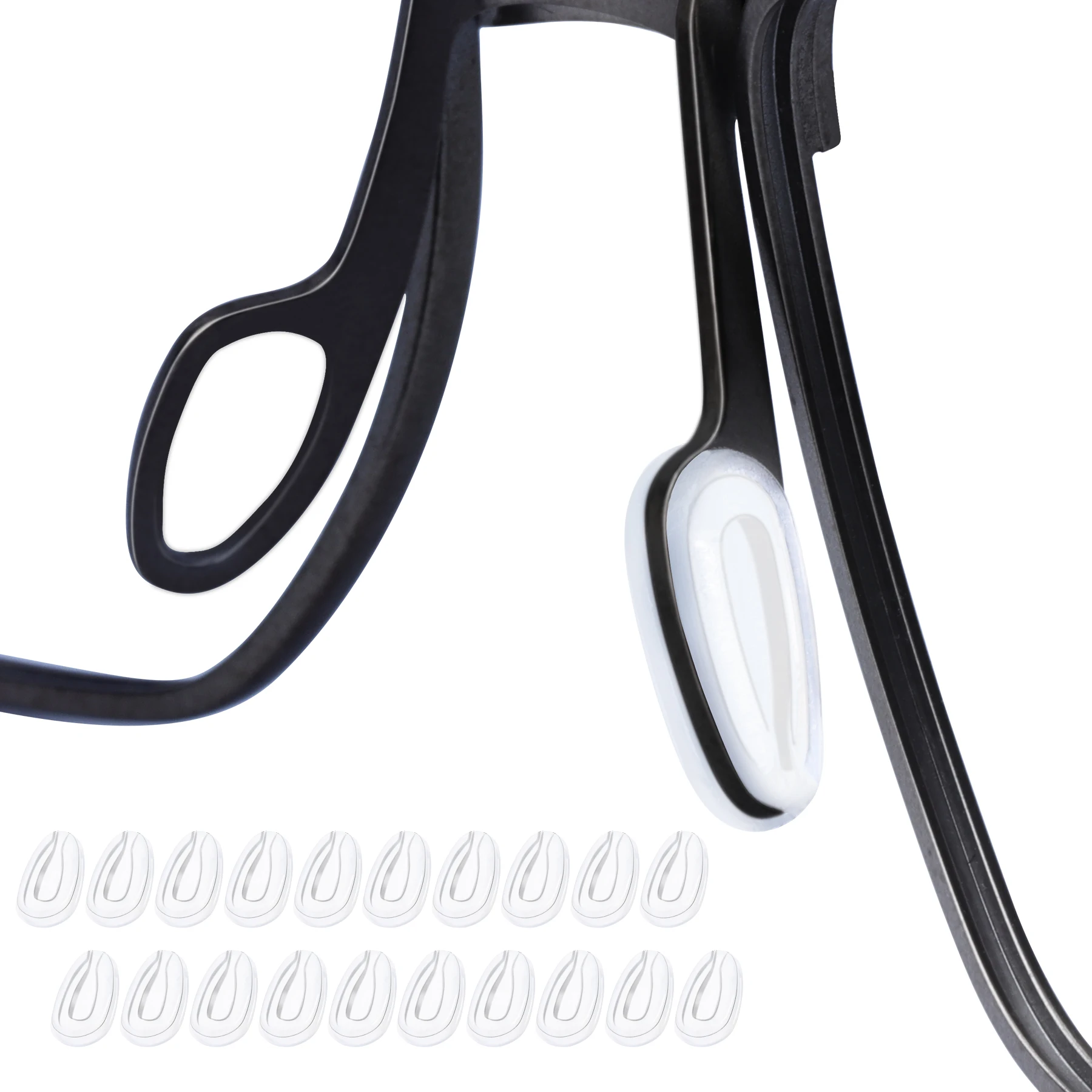 E.O.S Naselli Trasparenti Di Ricambio In Gomma Siliconica Per Oakley Carbon Blade Crosshair Nuovo Telaio Conico 2012 Multi-Opzioni