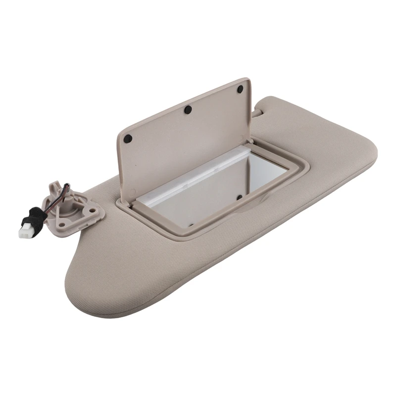 Beige Sun Visor For Nissan Altima 2013- With Vanity Mirror