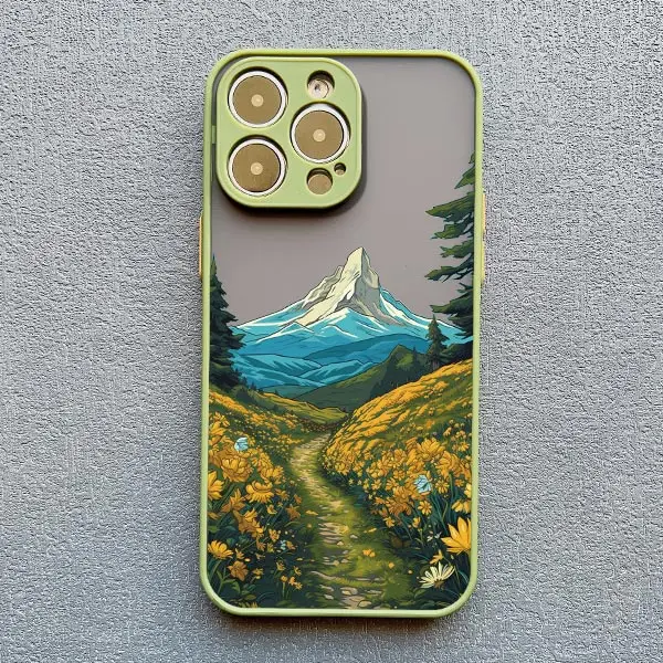 thumbnail image 1 of Funda de teléfono Sunrise Scenery para iPhone 15 14 Plus Pro Max 13 12 11 Pro Max Mini XR X XS 7 8 Plus SE Gorgeous Mountain River Cover, 1 of 5