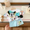 Minnie Set For Girl Clothes Summer Short Sleeve 2piece Outfits Toddler Costume Disney Cartoon Casual Suit Popular Design Brand 4