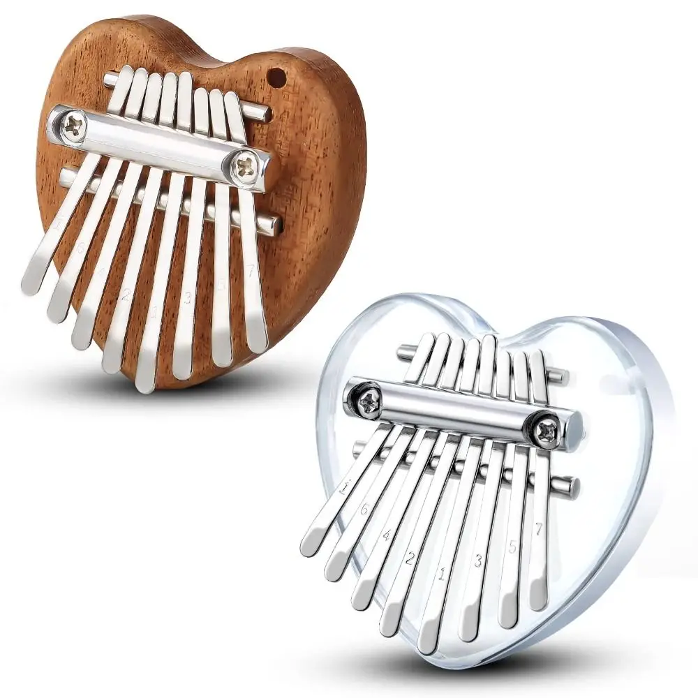 Piano Pendant 8 Key Finger Thumb Piano Marimba Musical Good Accessory Pendant Gift Kalimba Adult Beginners Kalimba