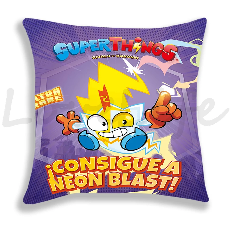 Superzings Series 10 Pillow Case New Cute Cartoon Pillowcase Cushion Cover Sofa Bedding Home Decorative Pillowcase For Children