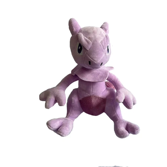 Boneco Pelucia Mewtwo Pokemon Brinquedo 22 Cm Almofada Macio