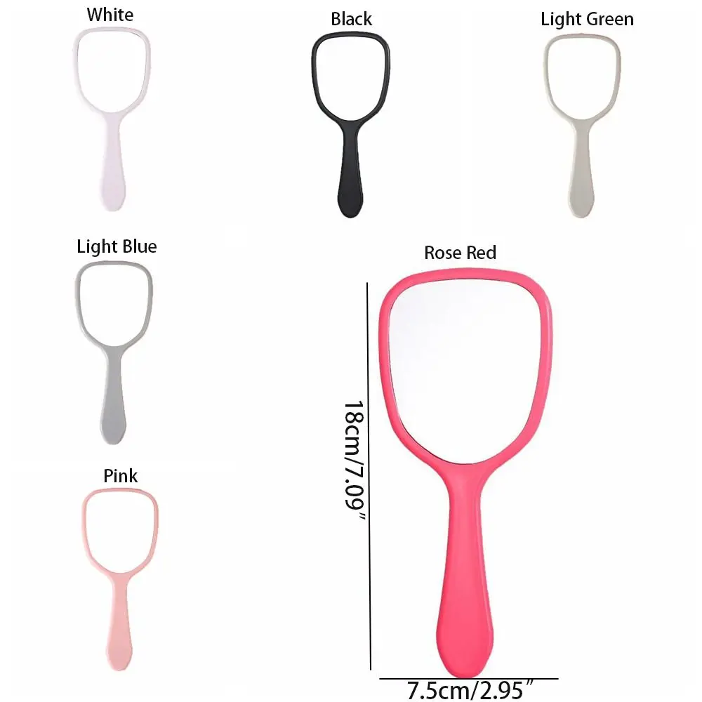 Simple Cute Handheld Mirror Small Easy to Carry Makeup Mirror Unique Beauty Makeup Tool