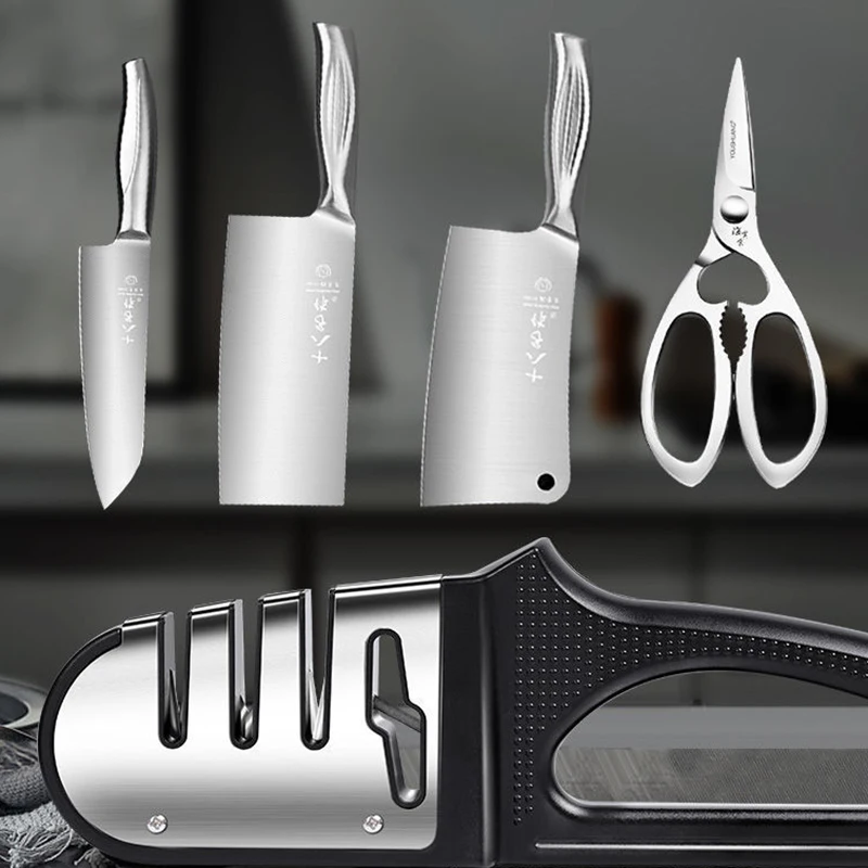 Knife Sharpener Scissors Sharpener Diamond Ceramic Sharpening Stone Coarsegeinding Daily Sharpening Kitchen Gadgets knife sharpener kitchen knife sharpener knife sharpening stone diamond sharpening stone