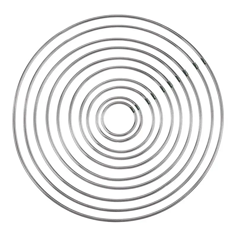 

Big Size Dream Catcher Reve Circle Rings Findings Hanging Round Cercle Metal Pour Attrape Reve Net DIY 10pcs Welding Iron Hoop