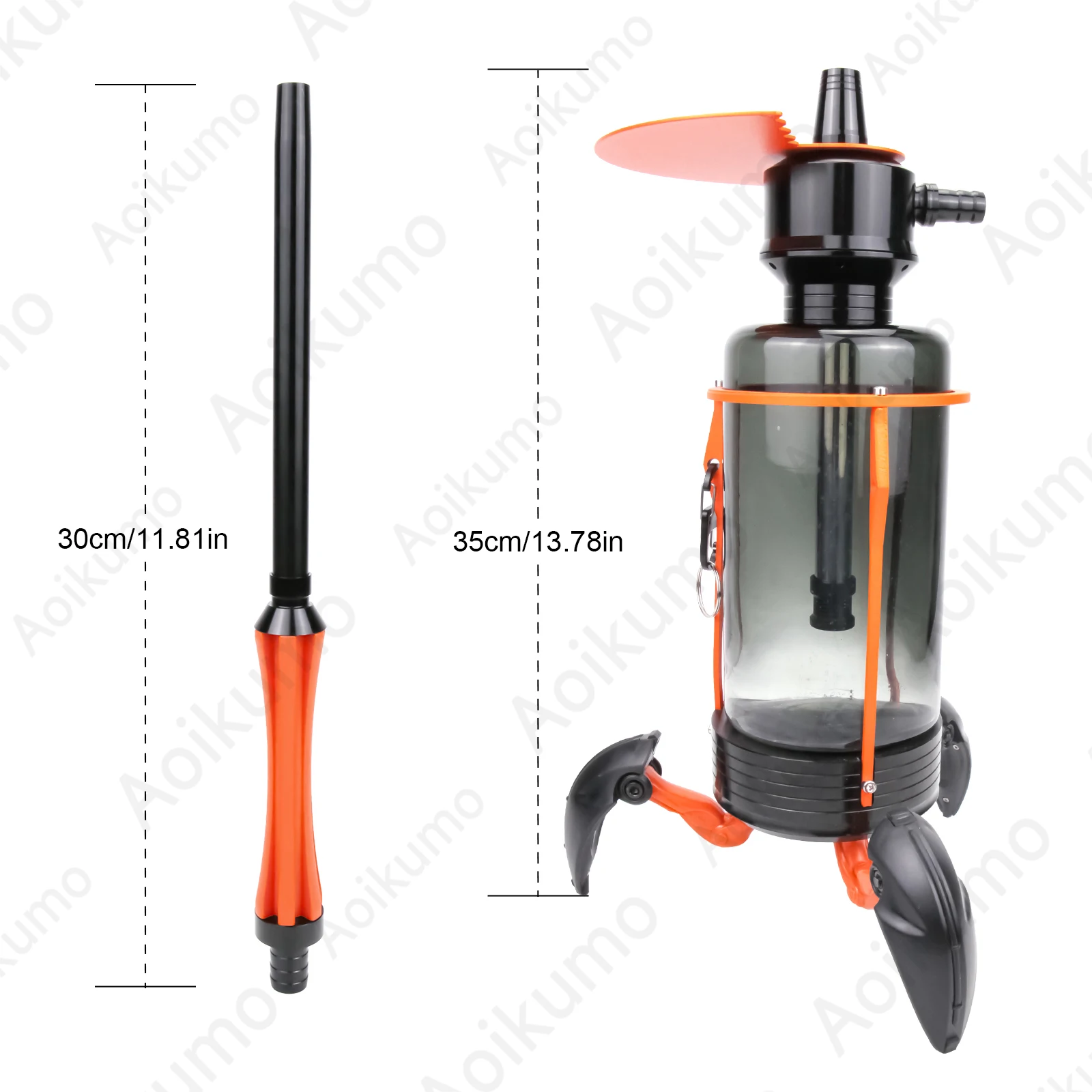 New Premium Crab Function Hookah Set with All Accessories Portable Easy to Clean Shisha Hookah Narguile Chicha Cachimbas Set