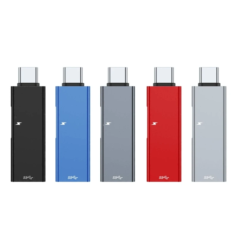 

Type C to USB Female + Type C Female (Power Delivery) HUB Adapter Docking Dock for Phones Tablets Laptops
