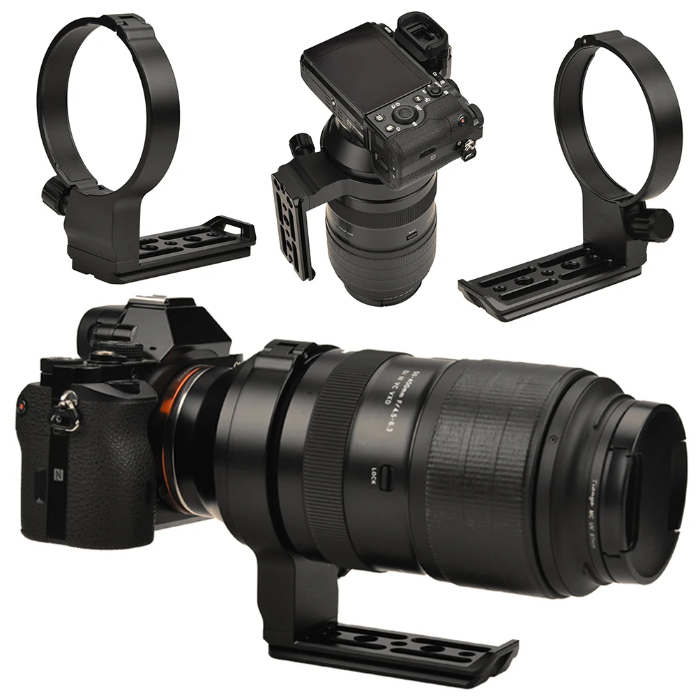 

Lens Collar Tripod Mount Ring 1/4 & 3/8inch Screw Hole Tripod Collar for Tamron A067S 50-400mm F4.5-6.3 for Sony E-Mount Lens