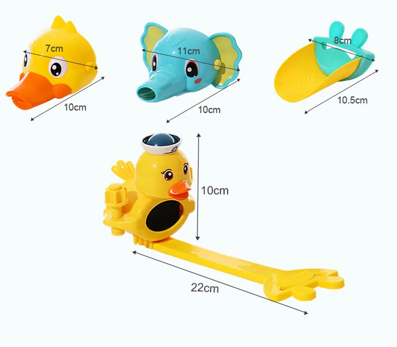 ZJchao Rallonge Poignée Robinet Enfant – Animaux Mignons, Aide Au Lavage Des Mains Autonome