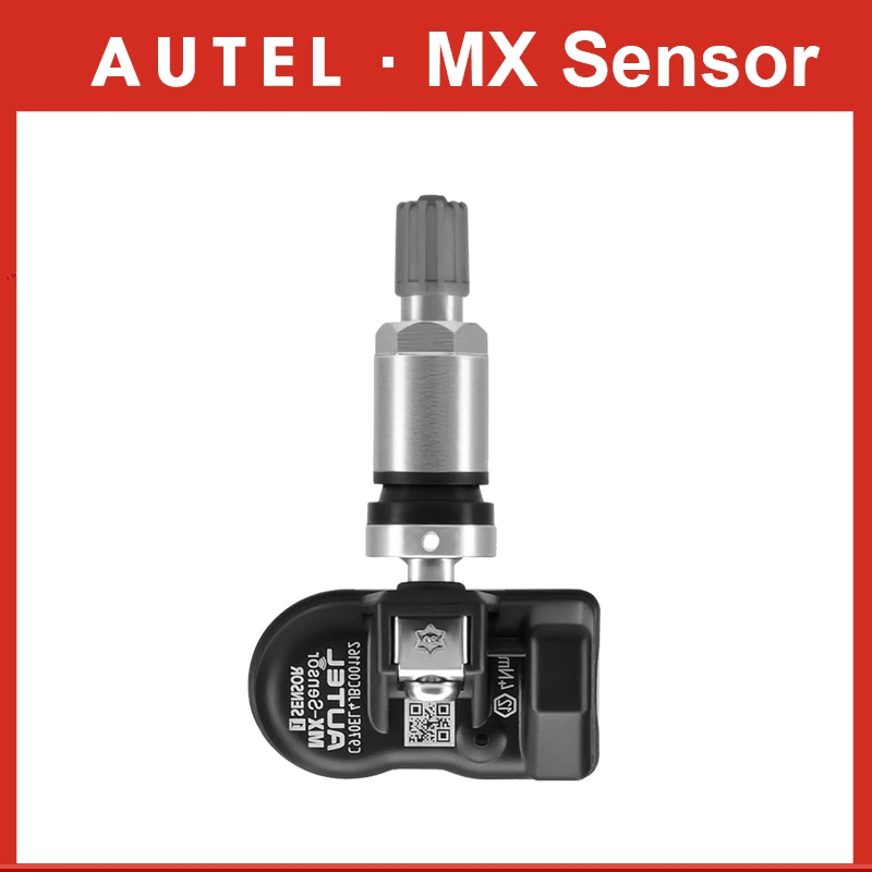 Autel MX-Sensor 2 in 1 Programmable TPMS Sensor 315MHz 433MHz Metal Rubber for Universal Tire Pressure Tool
