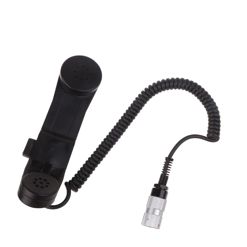 

Handheld Two Way Radio Speaker Mic Microphone Compatible For AN/PRC152 AN/PRC148 H250 6pin Handset Radio Intercom Device