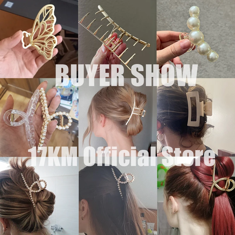 New Women Girls Cute Hollow Geometric Gold Alloy Hair Claws Simple Hair  Clips Fashion Hairpins Hair Accessories: Buy Online At Best Prices In  Pakistan | Women Gold Geometric Simple Alloy Hollow Hair