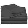 1000TC Egyptian Cotton Luxury Bed Sheet Set 4/6pcs Bedding Sheet Soild Color Flat Fitted Bedsheets with Pillowcases Queen King 1