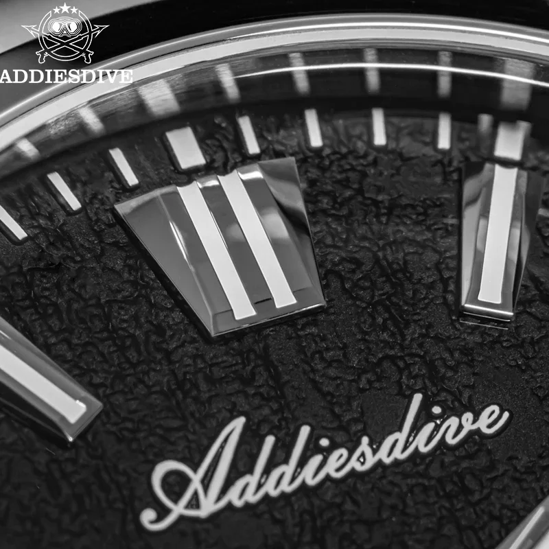 New ADDIESDIVE AD2075 NH35 Automatic Watch 100M Waterproof Sapphire Glass Stainless Steel Dive Mechanical Watches For Men