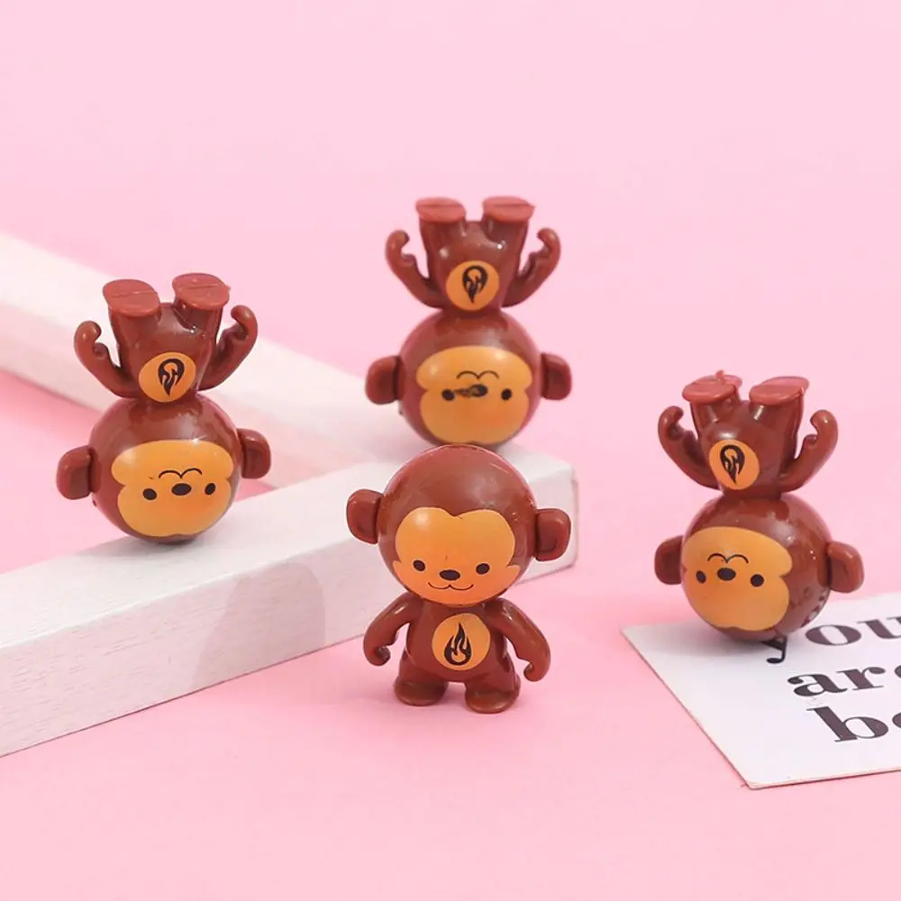 

10pcs Educational Monkey Tumbler Toy Self-righting Funny Mini Tumblers Toy Monkey Tumbler Toy Cartoon Tumbler Toy Children Gift