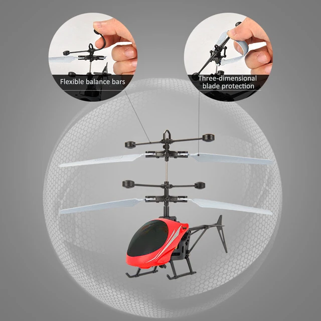 2022 New RC Helicopter Smart Induction USB Charging High Toughness Aircraft Toy For Boys Girls Kids 5