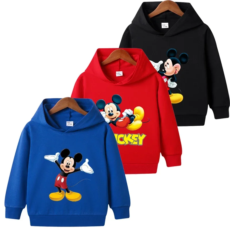 Mickeys Face Printed Baby Boys Girls Cotton Hoodie In Dhaka main image 1