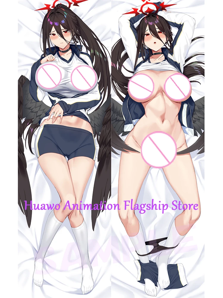 

Dakimakura Anime Pillow Cover Hanekawa Hasumi Double Sided Print 2Way Cushion Cover Xmas Gifts
