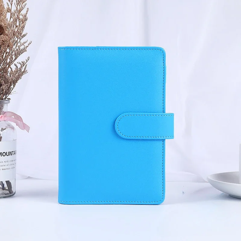 Macaroon Series 18-Color Leather Binder Notebook Cover