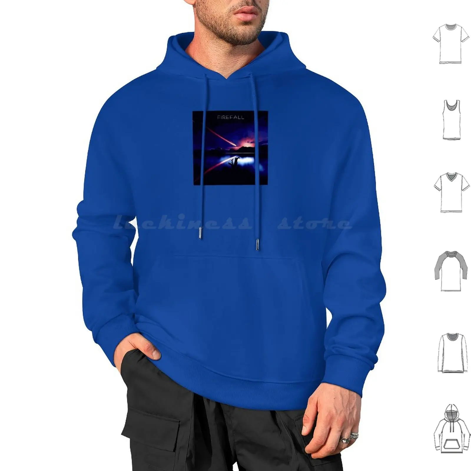 

Firefall : Self-Titled Debut Hoodies Long Sleeve Soft Pop Music Yacht Classic Firefall Band You Are The Woman Living