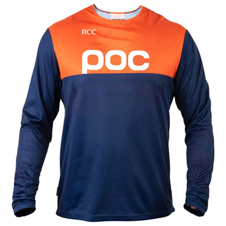 POC 2026 Men Cycling Motocross Jersey Downhill Mountain Bike DH Shirt MX Motorcycle Clothing For Boys MTB T-Shirts
