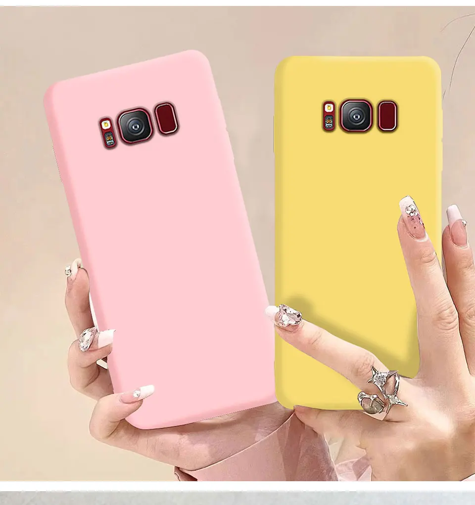 Für Samsung S8 Plus Fall Flüssigkeit Weiche Silikon TPU Zurück Abdeckung Für Samsung Galaxy S8 Telefon Fällen Für Samsung S8 Plus Fundas coque – Detail 12