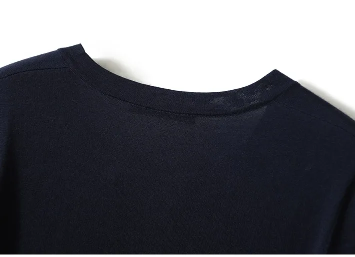 Women's 2022 Summer Thin Loose half Sleeve Silk Jersey Short sleeve T-shirt top