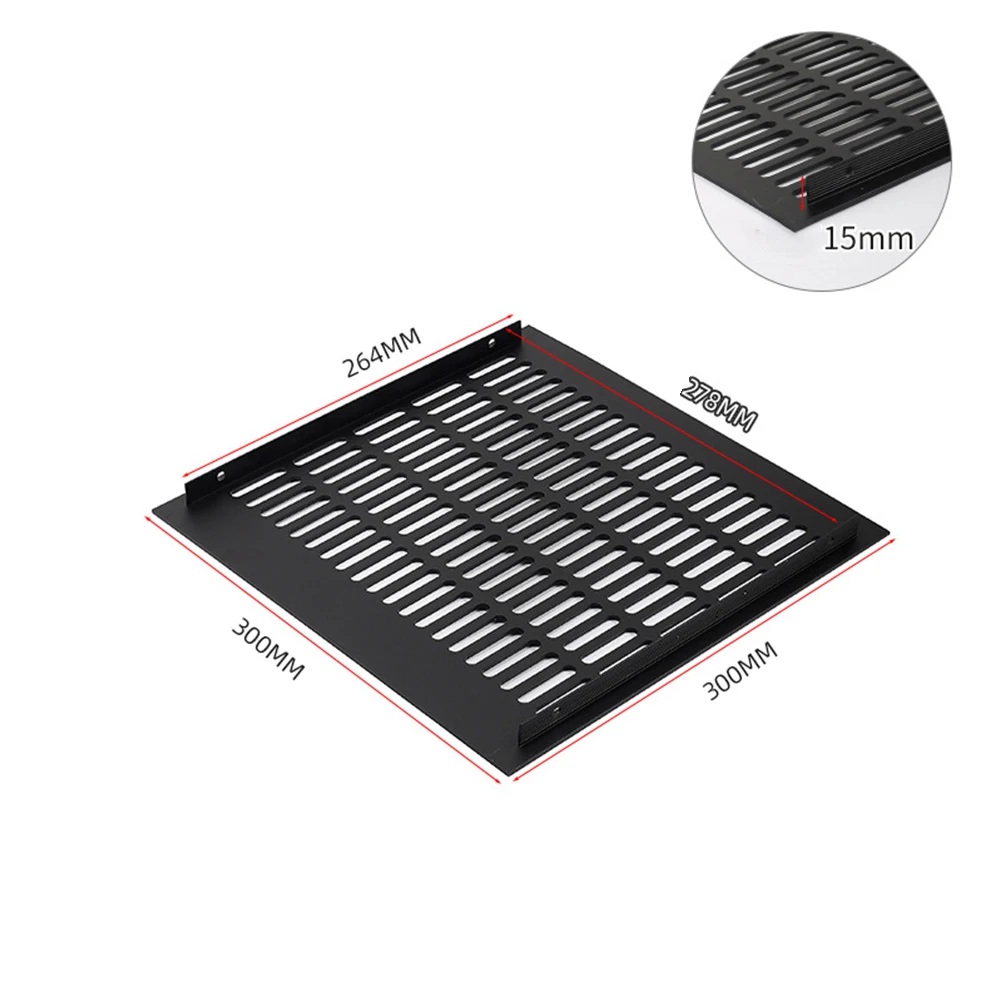 Wide Aluminum Alloy Air Vent Perforated Sheet Vents Web Plate Ventilation Grille Vents 1Pcs