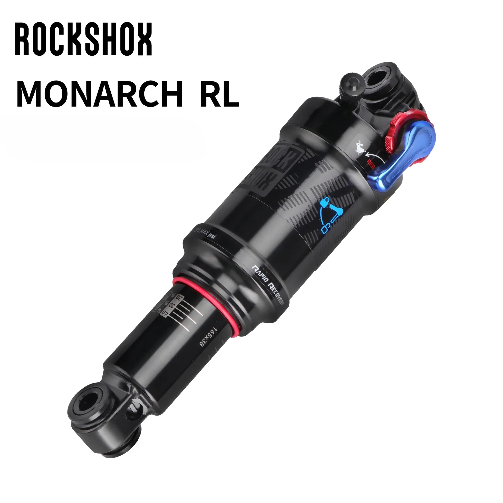

ROCKSHOX дистанционное управление велосипедный ударный транзистор 165*40 мм с блокировкой отскока Регулировка задняя часть велосипеда