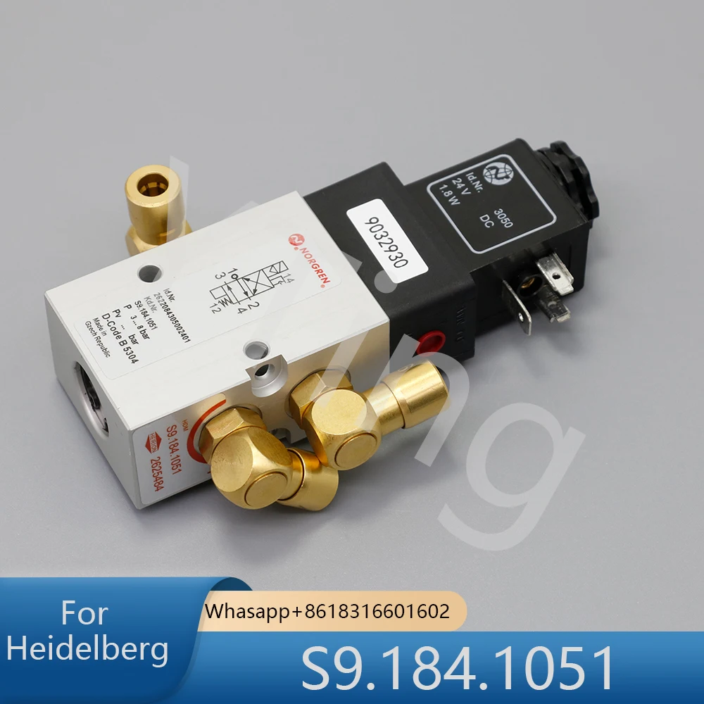 

Пневматический клапан S9.184.1051, 4-2 канала, запчасти для печатной машины Heidelberg, лучшее качество