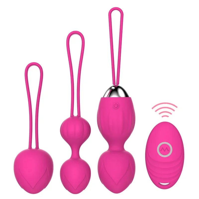 

Safe Silicone Vagina Balls Vibrators for Women Sexy Toys Kegel Balls Ben Wa Balls Vagina Tighten Exercise Sex Toys for Womams