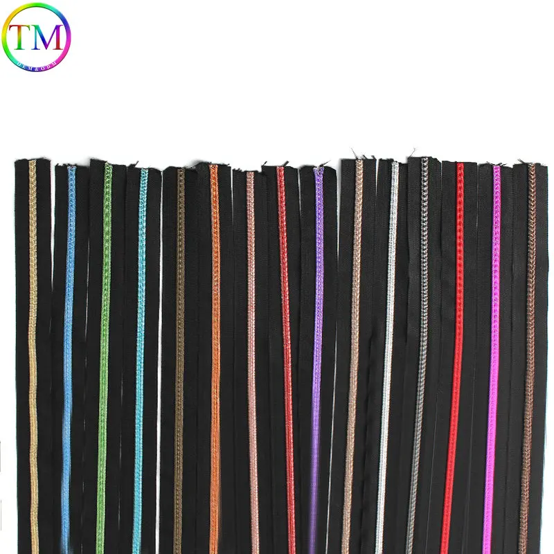 20/50 Yards 5# Nylon Zippers For Jacket Bags Purse Decor Zip By The Meter Coat Garment Zipper Repair Kit DIY Accessories